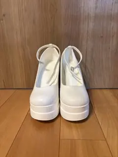 ブライダルシューズ　パンプス　厚底