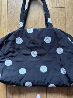 agnès b. ドット柄キルティングトートバッグ