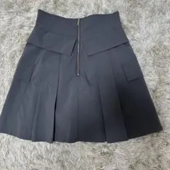 プリーツ ミニスカート