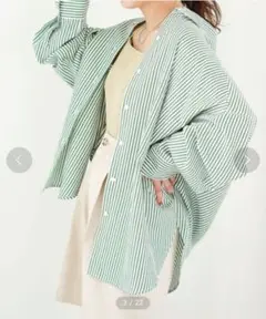 アルシーヴ　ストライプシャツ