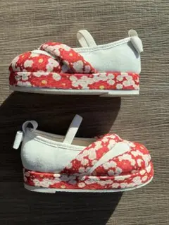 花柄草履風シューズ 16.0 キャサリンコテージ