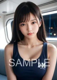 AI 美女 グラビア かわいい 清楚 A4ポスター 美人 高画質 c091827