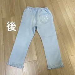 apres les cours 120 ポケット刺繍デニムパンツ