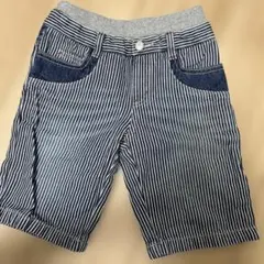 120サイズ　ハッシュアッシュ　デニム　ハーフパンツ