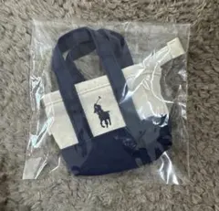 Ralph Lauren ラルフローレン　トートバッグ型ミニポーチ ネイビーのサムネイル