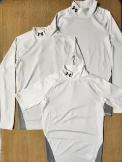 Under Armour 長袖・半袖インナーシャツ ホワイト SM