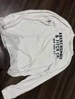 Abercrombie & Fitch 長袖Tシャツ ホワイト