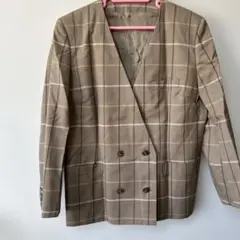 Burberry's チェック柄 ノーカラージャケット 13Rのサムネイル