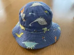 恐竜柄 ベビー帽子 52/54