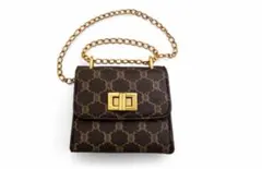 モノグラムブラウンショルダーバッグ