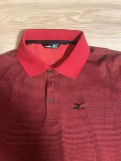 Mizuno ゴルフ ポロシャツ LL レッド