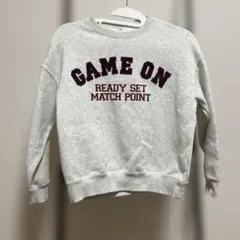 【美品】GU KIDS トレーナー 150 グレー
