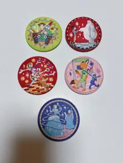 ディズニー 刺繍缶バッジ2