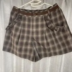 子供用Mサイズ チェック柄 半ズボン