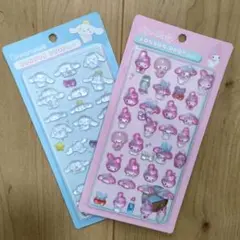 m*a様 シナモロール　マイメロディ 立体シールセット