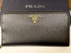 新品】PRADA 長財布 RFID ブラック トライアングル 2ML317 - メルカリ