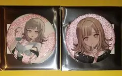 喜怒哀楽缶バッチ キーホルダー ダンガンロンパ15周年記念展　七海千秋 スーパーダンガンロンパ 15周年記念展 七海千秋 喜怒哀楽 缶バッジ