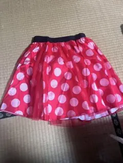 東京ディズニーリゾート　公式　ミニーマウス　チュール　水玉 スカート　Mサイズ