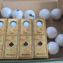 KIRA キラ　ダイヤモンド　ゴルフボール　新品　20球　東京喰種のサムネイル