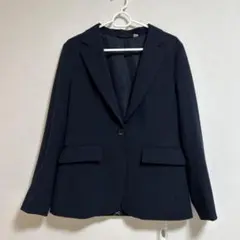 GU ネイビー テーラードジャケット スーツ S 未使用