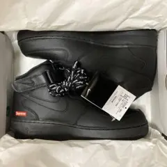 Supreme Nike Air Force 1 Mid Black/27.5