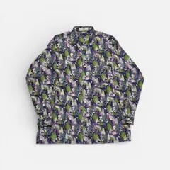 90's BALENCIAGA 長袖　柄シャツ　メンズLのサムネイル