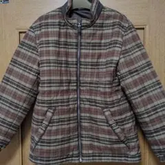 Golden Bear チェック柄 ジャンパー ブラウン系