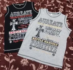 ノースリーブタンクトップ2枚セット 150cm