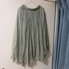GLACIER ロングスカート ミントグリーン