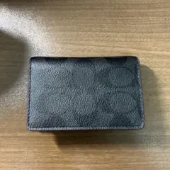 COACH 名刺入れ カードケース ブラックのサムネイル