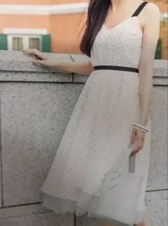 31 sons de mode ドットキャミワンピース