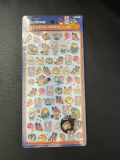 【新品未開封】ボンボンドロップシールミニ　ズートピア　正規品