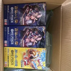 ワンピースカード 蒼海の七傑 2box 神の島の冒険1box 新品未開封品