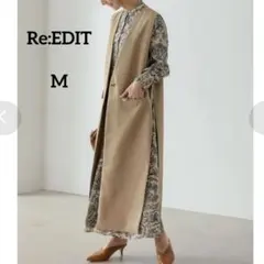 【Re:EDIT】 サイドベルトノースリロングジレのサムネイル