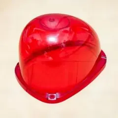 パトライト LED流線型回転灯用 赤色グローブ（中古）のサムネイル