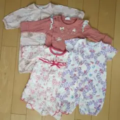 ハッカベビー　シ・シュ・ノン　ロンパース　70