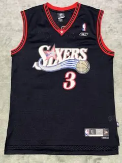 Reebok NBA IVERSON 76ers ユニフォーム Lのサムネイル