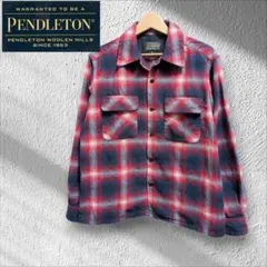 【うまーお様専用！】【ペンドルトン】ボードシャツ　オンブレ　コットン　長袖　古着