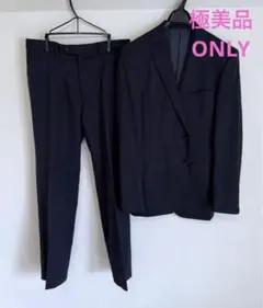 極美品　ONLY スーツ　セットアップ　ネイビー　定価約5万円