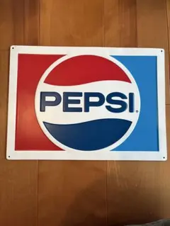 ＰＥＰＳＩ ペプシ エンボスメタルサイン　ブリキ看板のサムネイル