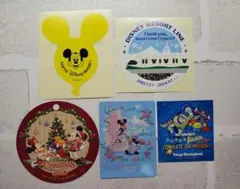【非売品】ディズニーランド&シー☆ステッカー☆シール☆オーナメンのセット