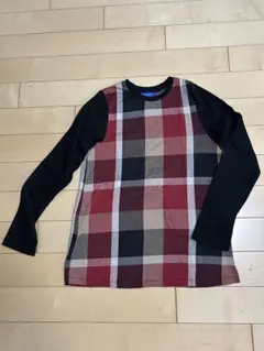 お値下げしました！ブルーレーベルクレストブリッジ赤チェックジャガードプルオーバー