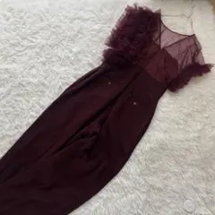 美品 ラグナムーン LADYチュールドッキングコンビネゾン 結婚式 パーティー