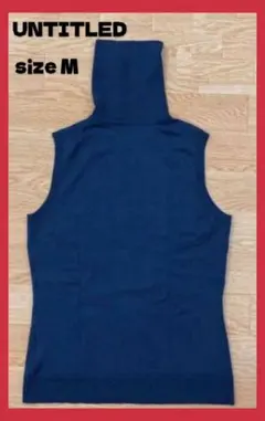 ◯3353B◯ UNTITLED タートルネックニット 女性