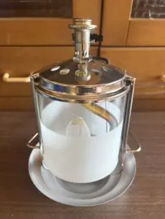 キャンドルランタン ガラス製 シルバー