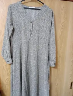 chocol raffine 花柄長袖ワンピース