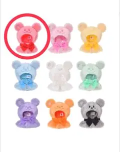 ミッキー　ポンチョ　赤