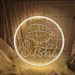 新品✨ネオンサイン 寿司ネオンライト LEDネオン看板 ネオン管 店舗インテリアのサムネイル