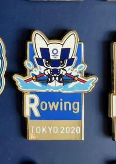 テニス ピンバッジ ミライトワ 東京2020オリンピック マスコット 公式