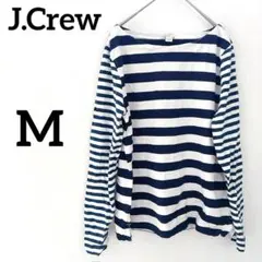 美品✨️ J.Crew ロング Tシャツ 【M】 ストライプ柄 長袖 レディース
